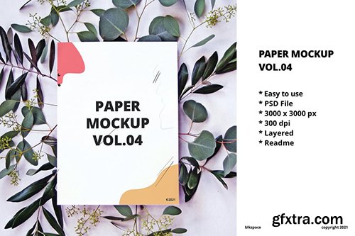 Paper Mockup Vol.04 8AKNGQV Paper Mockup Vol.04 8AKNGQV