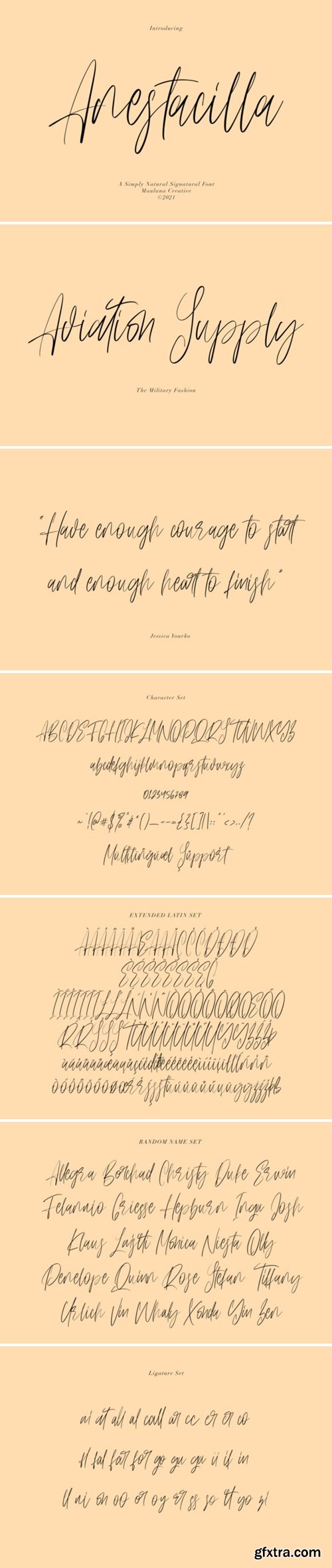 Anestacilla Font