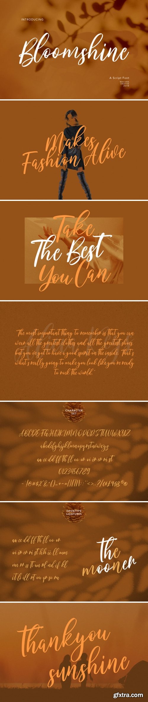 Bloomshine Font