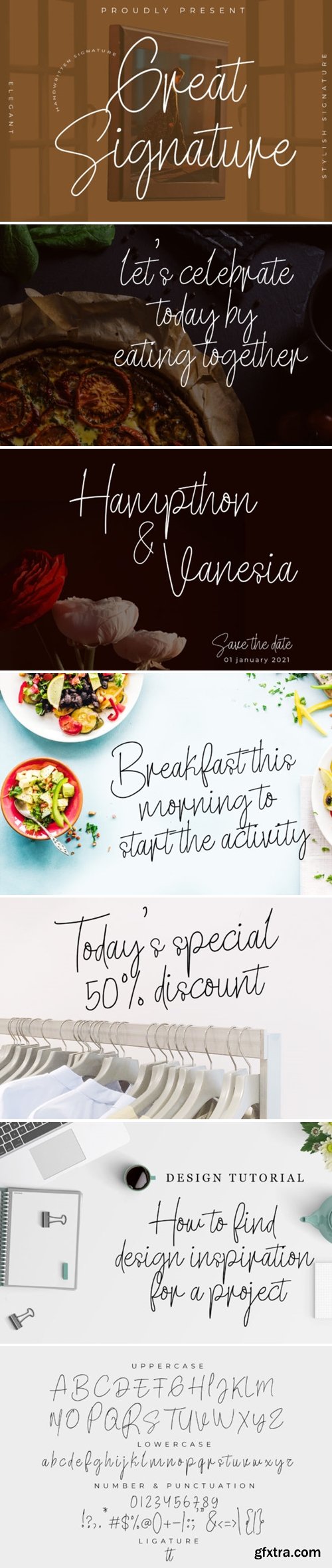 Great Signature Font