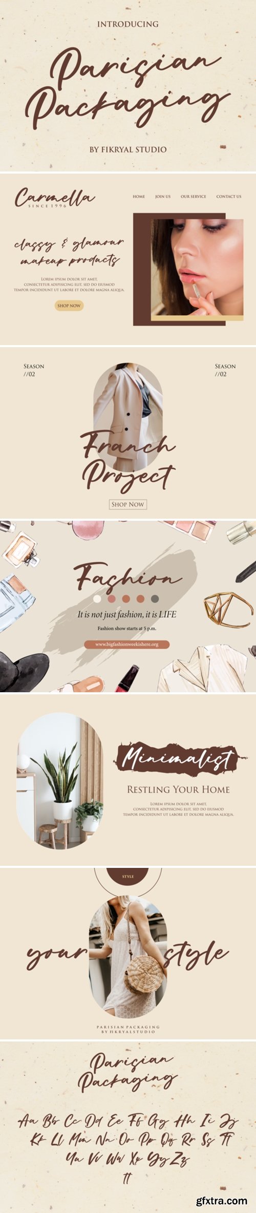 Parisian Packaging Font