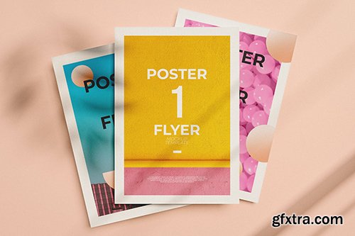 Simple Minimal Poster Flyer Mockup Template