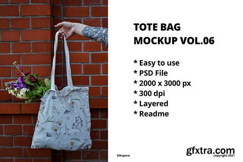 Tote Bag Mockup Vol.06 ELASA3R Tote Bag Mockup Vol.06 ELASA3R