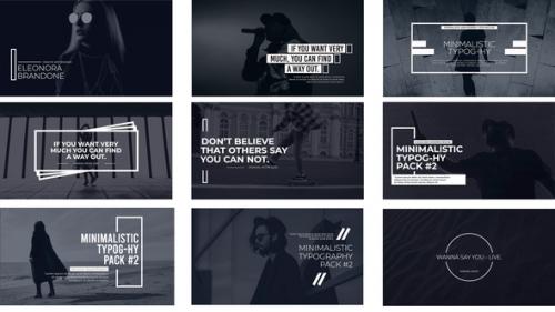 Videohive - Minimal Typography Pack 2 FCPX - 32340062 - 32340062