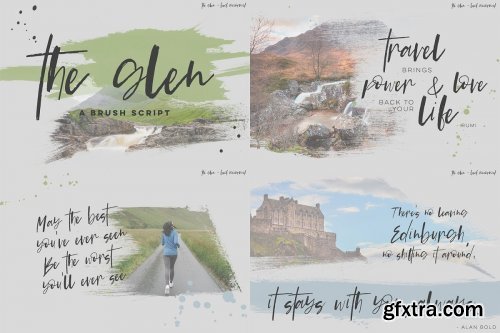 CreativeMarket - The Brush Font Bundle 4505486