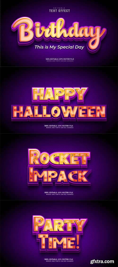 Party Time Text Effects for Illustrator Party Time Text Effects for Illustrator