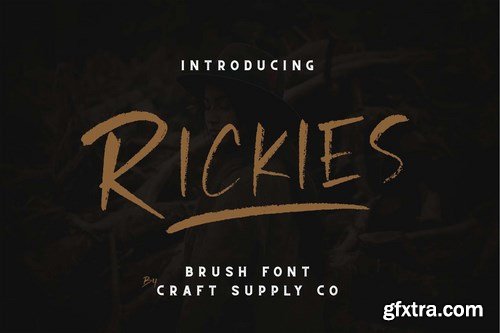 Rickies - Brush Font