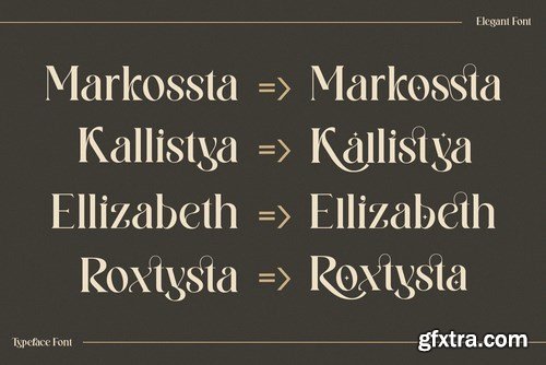 Wilkista - Ligature Typeface