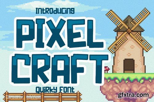 Pixel Craft Display Font