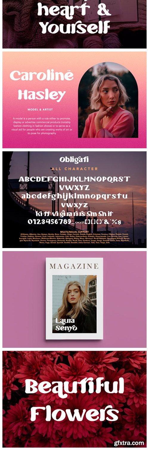 Obligati Font Obligati Font