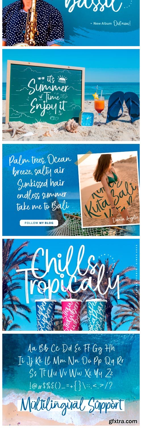 Blue Season Font Blue Season Font