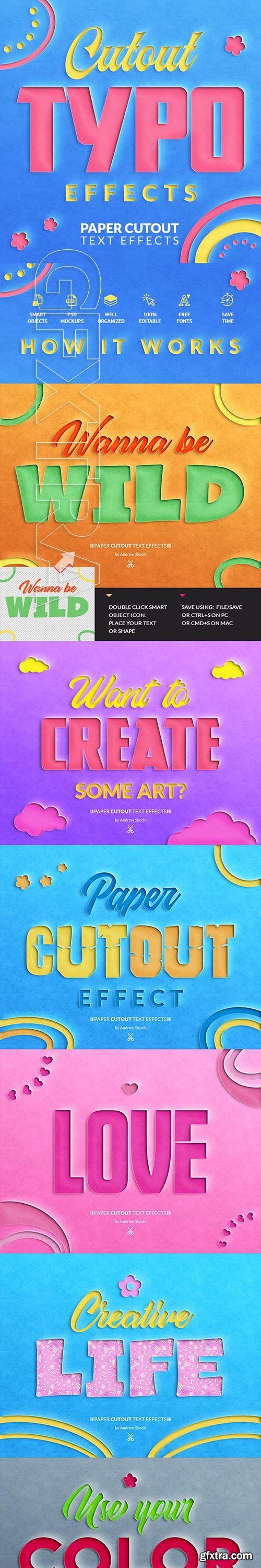 GraphicRiver - Paper Cut Out Text Effect 25287888