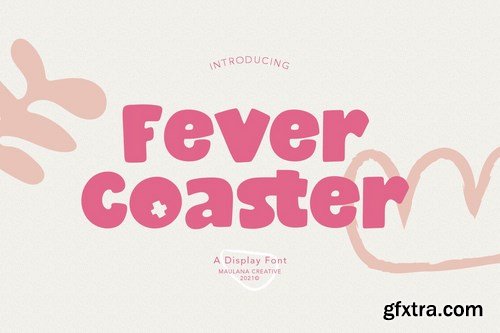 Fever Coaster Display Font