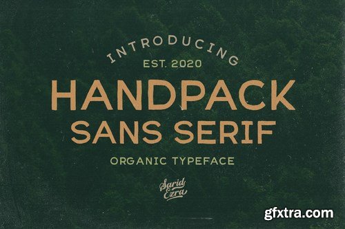 Handpack Sans - Organic Font
