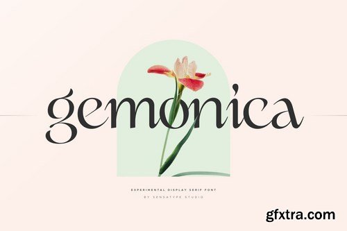 gemonica - experimental serif font