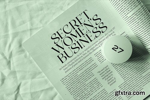 gemonica - experimental serif font