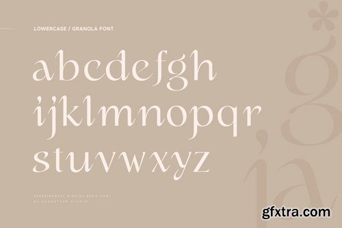 gemonica - experimental serif font