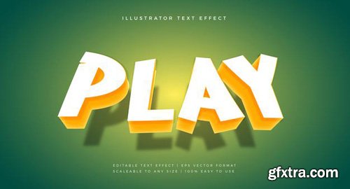 3d playful yellow text font effect 3d playful yellow text font effect