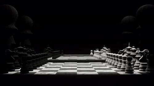 Videohive - Enjoy In Chess Board 02 4K - 33043796 - 33043796