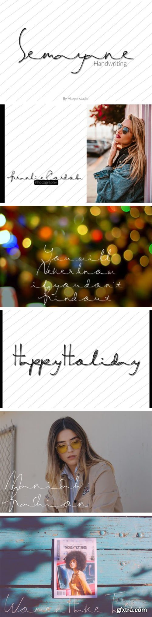 Semayane - Natural Handwritten Script Font Semayane - Natural Handwritten Script Font