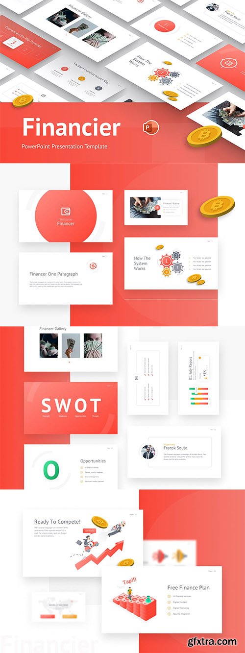 Financier Finance Professional PowerPoint Template Financier Finance Professional PowerPoint Template