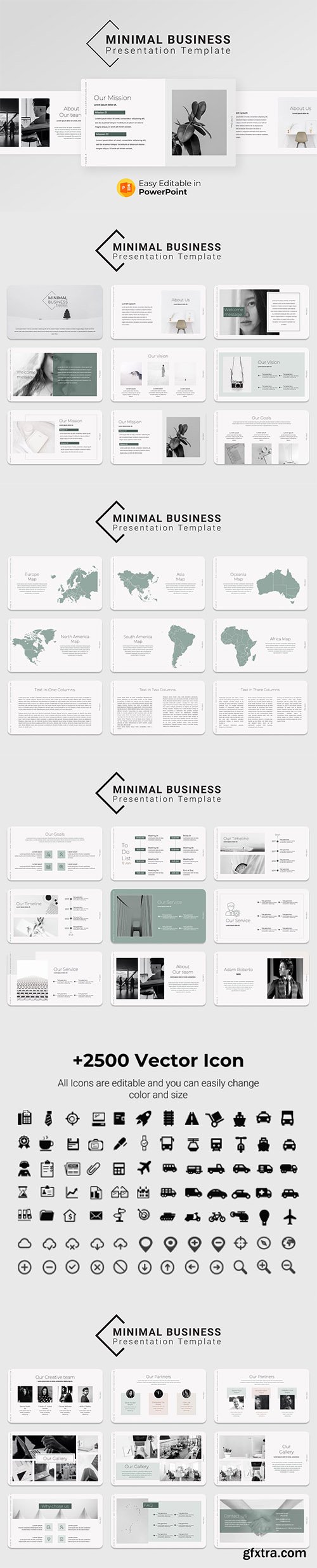 Minimal Business PowerPoint Presentation Template Minimal Business PowerPoint Presentation Template