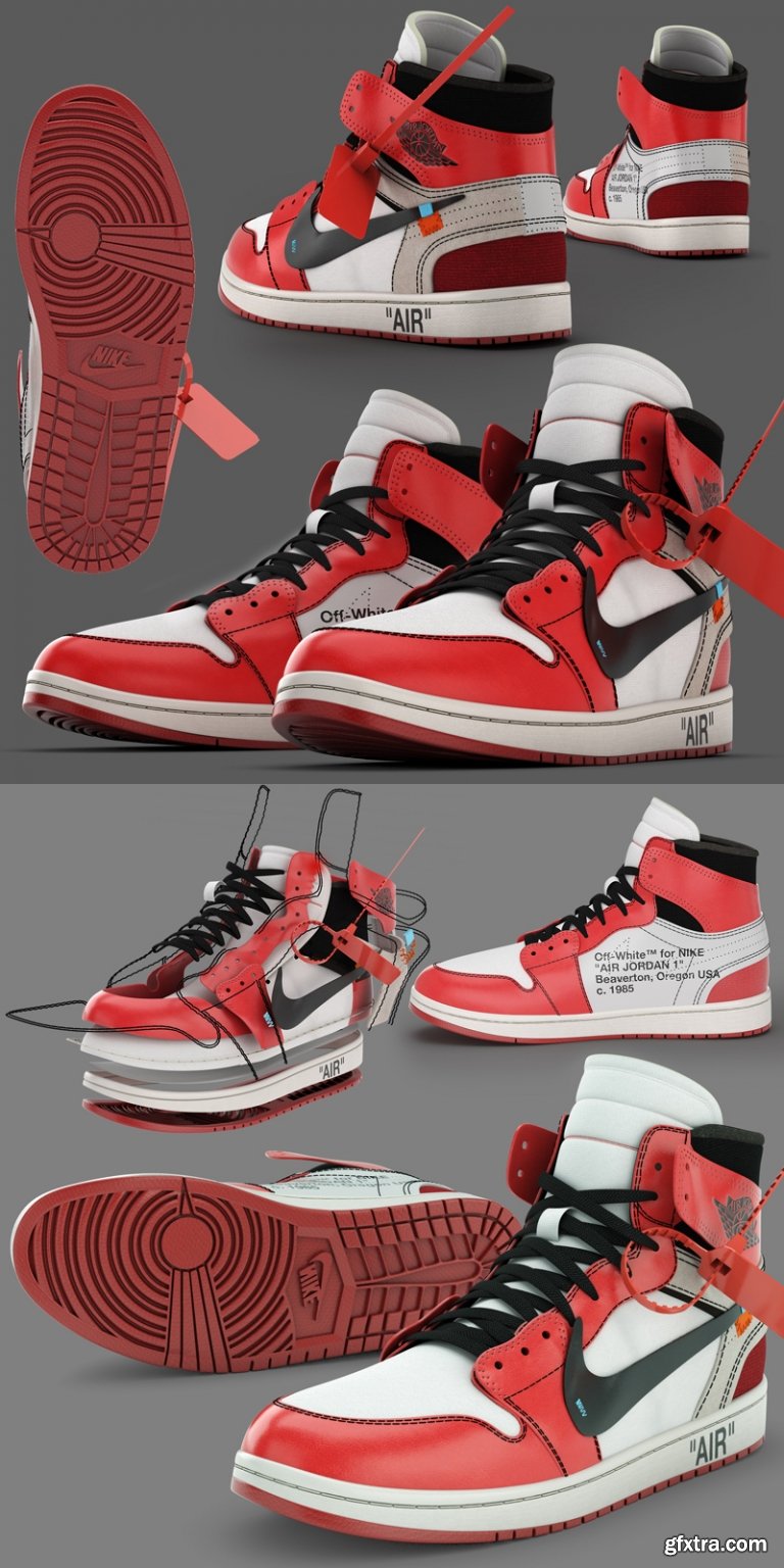 nike air max jordan off white