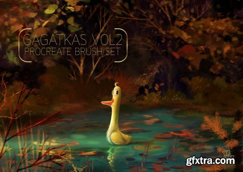CreativeMarket - Gagatkas vol2 - PROCREATE brush set 4767026  PDF, BRUSH