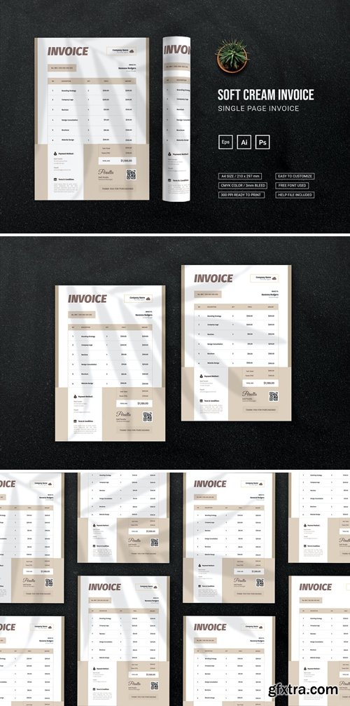 Soft Cream - Invoice