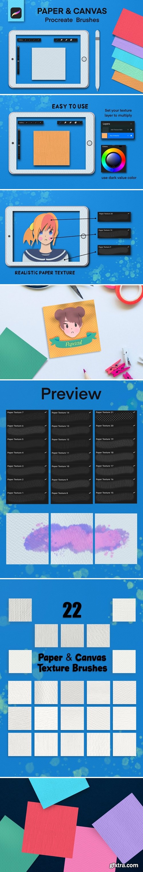 CreativeMarket - Procreate Paper & Canvas Brushes 6270761 CreativeMarket - Procreate Paper & Canvas Brushes 6270761