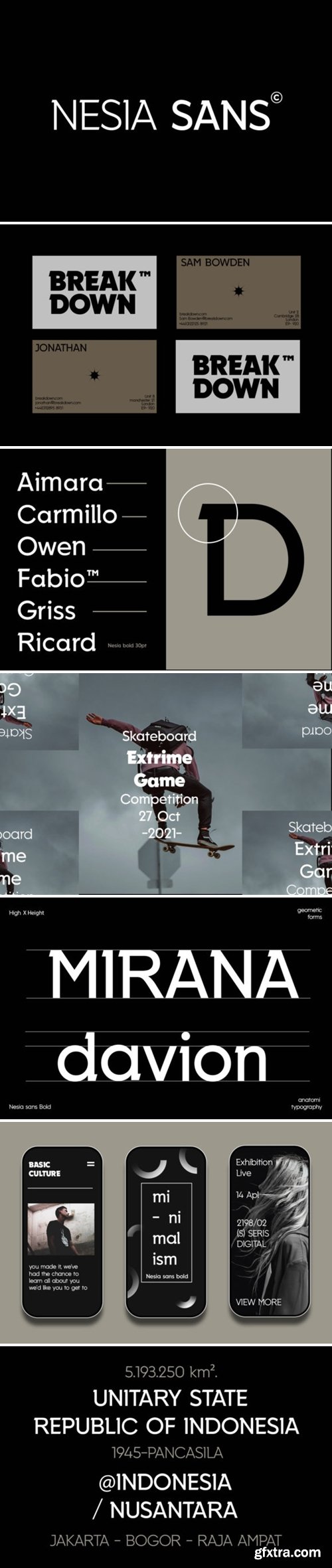 Nesia Sans Font