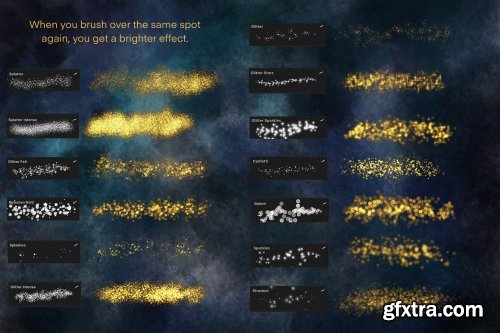 CreativeMarket - Pure Gold Procreate Brushset 5419504