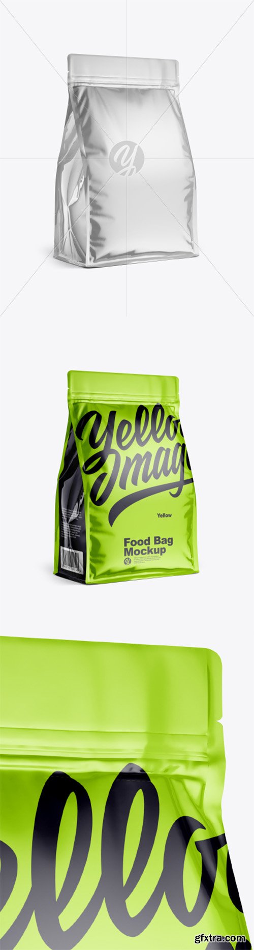 Glossy Food Bag Mockup 35826 Glossy Food Bag Mockup 35826