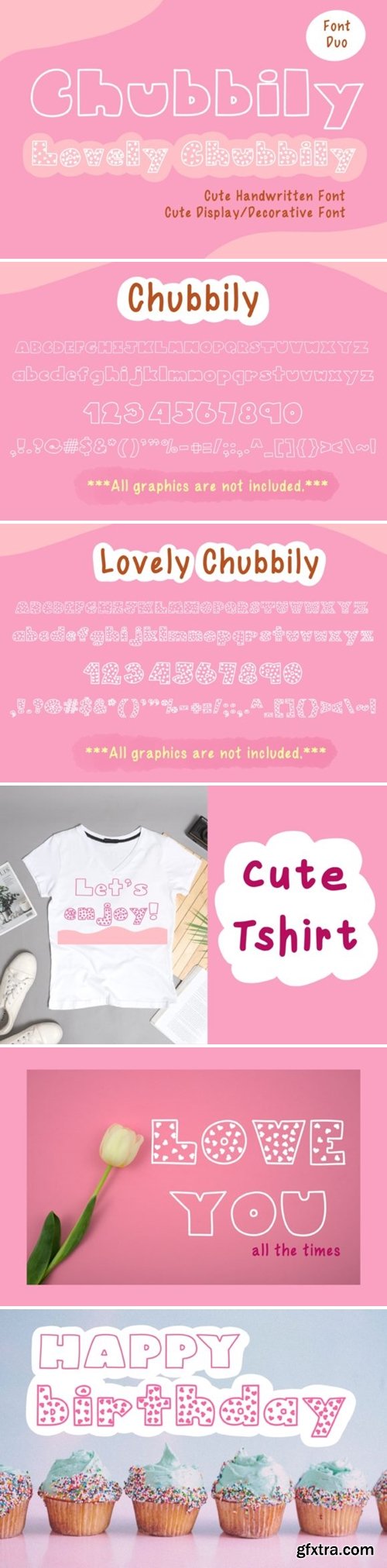 Chubbily and Lovely Chubbily Font