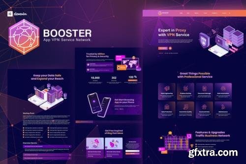 ThemeForest - Booster v1.0.0 - Proxy & App VPN Service Elementor Template Kit - 33072440 ThemeForest - Booster v1.0.0 - Proxy & App VPN Service Elementor Template Kit - 33072440