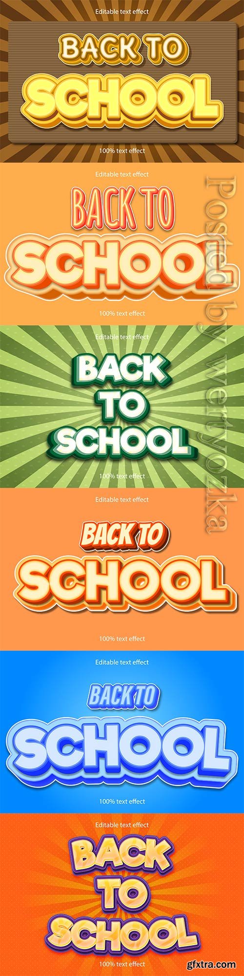 Back to school editable text effect vol 5 Back to school editable text effect vol 5