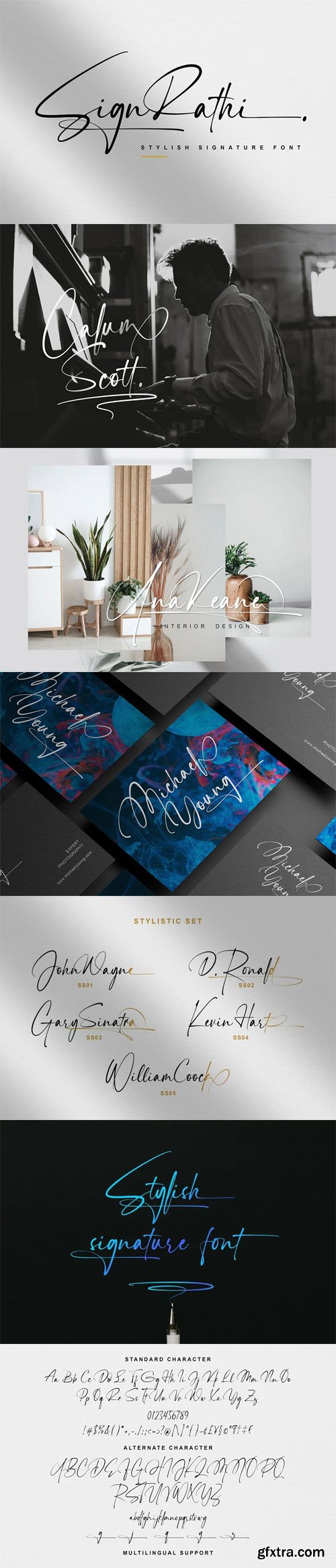 SignRathi - Stylish Signature Font SignRathi - Stylish Signature Font