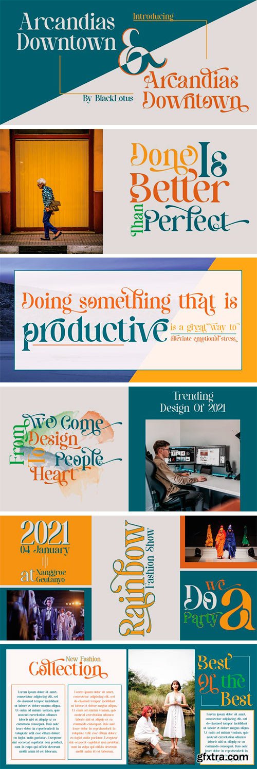 Arcandias Downtown Font