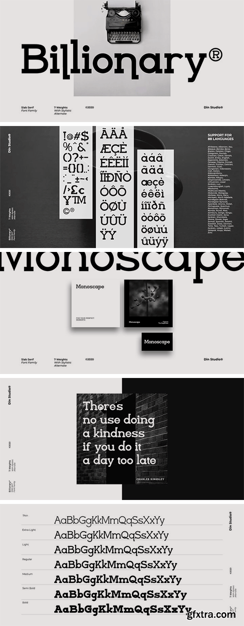 Billionary Font Family