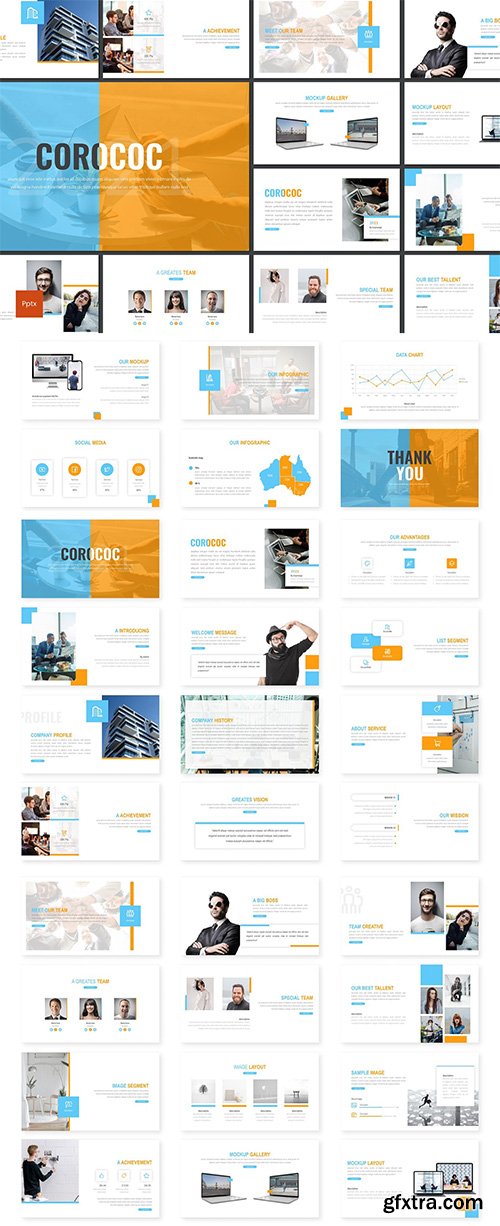 Corococ - Business Powerpoint, Keynote and Google Slides Template 