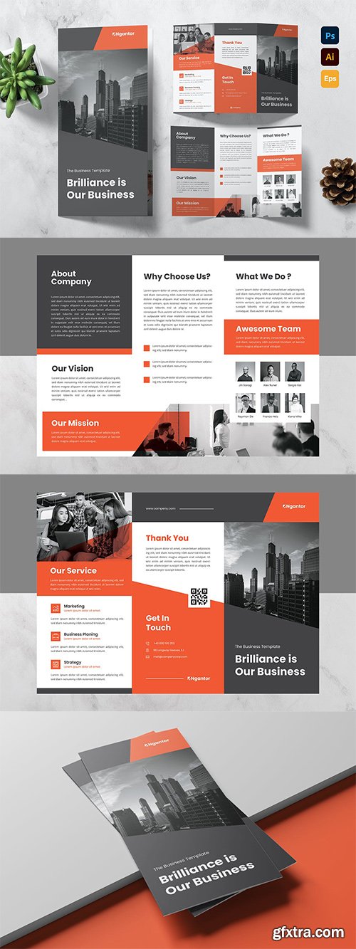 Trifold Brochure 8QPB3XD