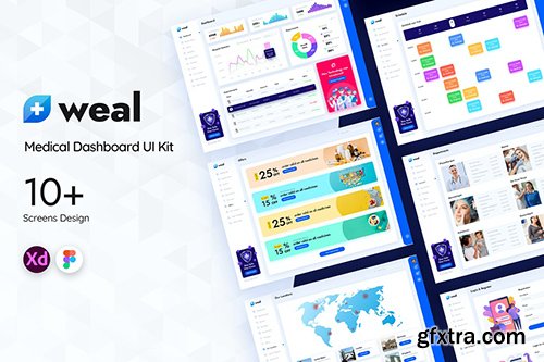 Weal Medical Dashboard UI Kit