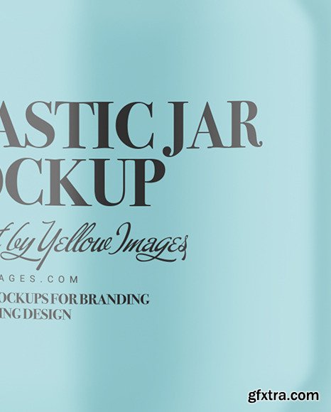 Plastic Jar Mockup 86510