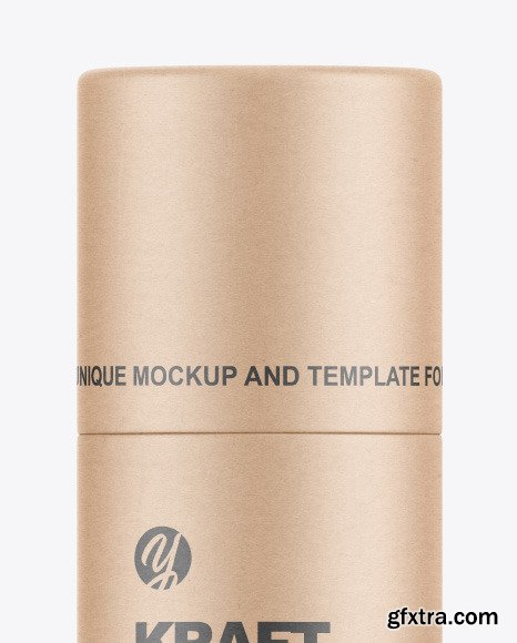 Kraft Paper Tube Mockup 80576