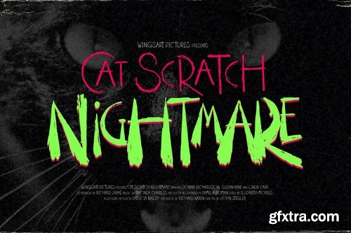 Outright Horror Hand-drawn Halloween Font