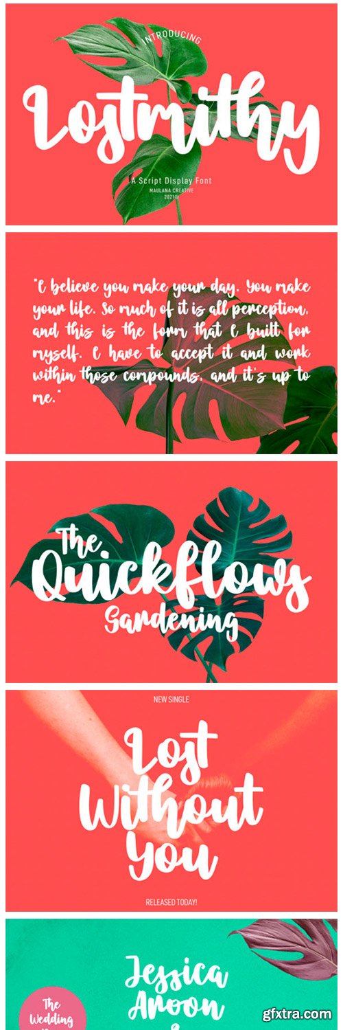 Lostmithy Script Font Lostmithy Script Font