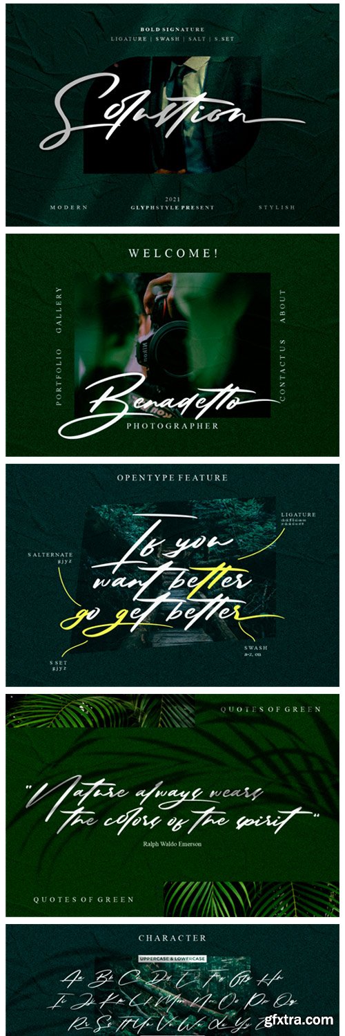 Solustion Font Solustion Font