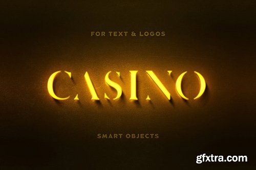 Yellow Neon Logo Mockup Yellow Neon Logo Mockup