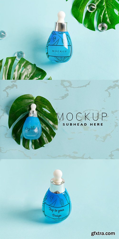 Dropper Bottle Mockup Set 5 9PCEUMY Dropper Bottle Mockup Set 5 9PCEUMY