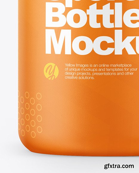 Matte Sport Bottle Mockup 86289